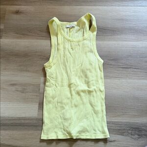 Z Supply Light Yellow Ribbed Tank